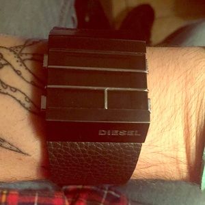 Diesel leather watch